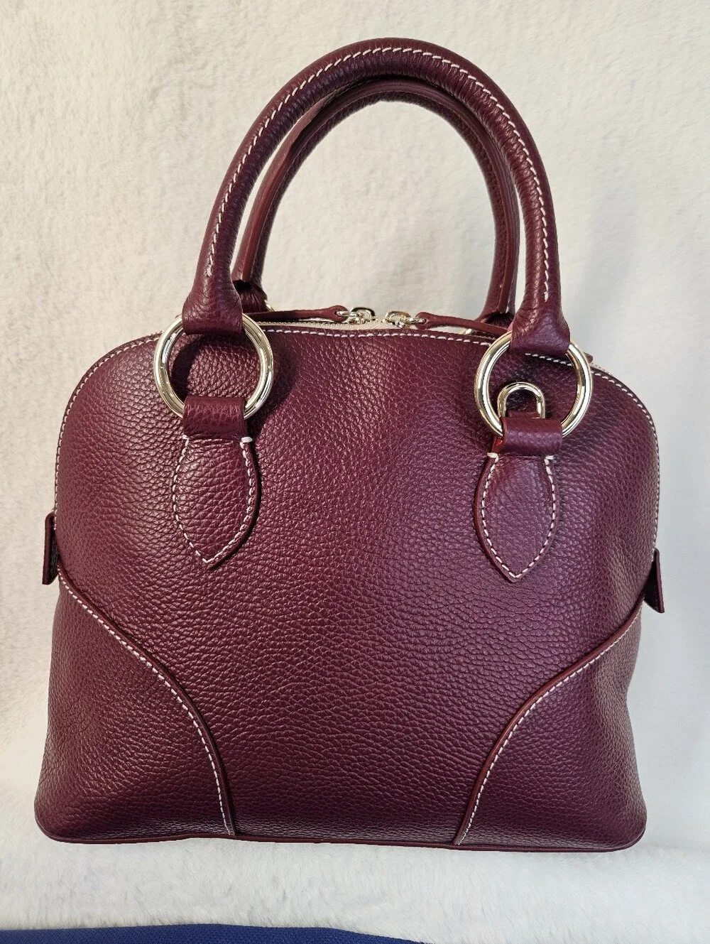 Dooney & Bourke Lucca Pebbled Leather Satchel Crossbody